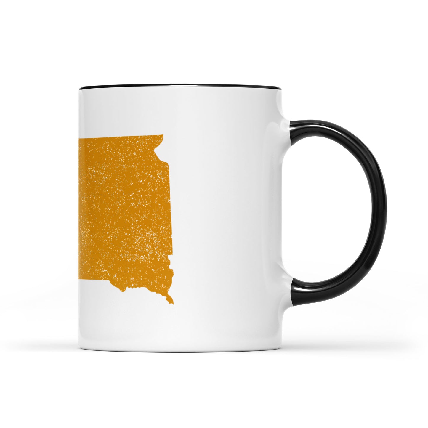 South Dakota square & compass freemason symbol state map - Accent Mug