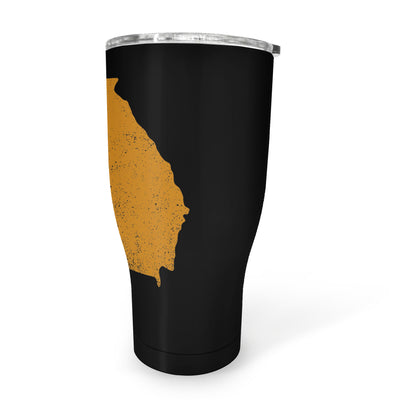 Georgia Square & Compass Freemason symbol state map - 30oz Fat Tumbler