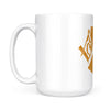 Colorado square & compass freemason symbol state map - White Mug