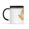 Georgia square & compass freemason symbol state map - Color Changing Mug