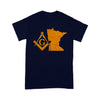 Minnesota Freemason State Map Square & Compass Symbol - T Shirt