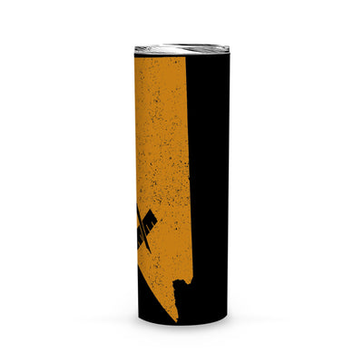 Nevada Square & Compass Freemason symbol state map -Skinny Tumbler