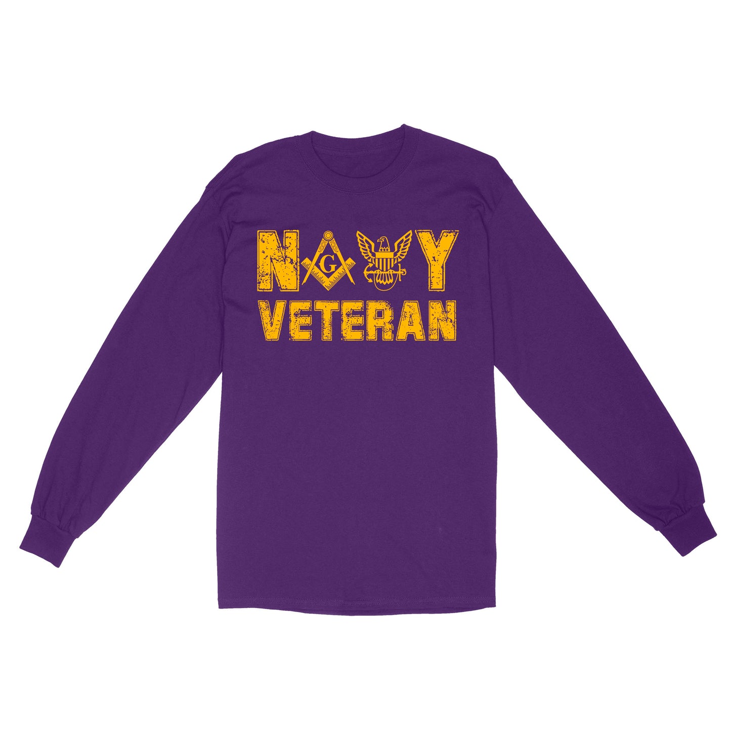 Navy Veteran Freemason - Long Sleeve