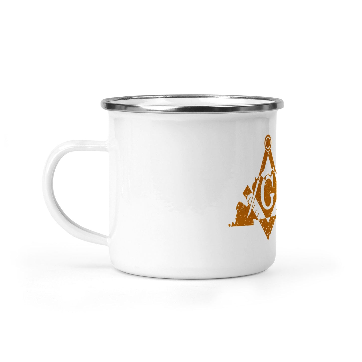 Kentucky square & compass freemason symbol state map - Camping Mug