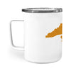 North Carolina square & compass freemason symbol state map - Insulated Mug