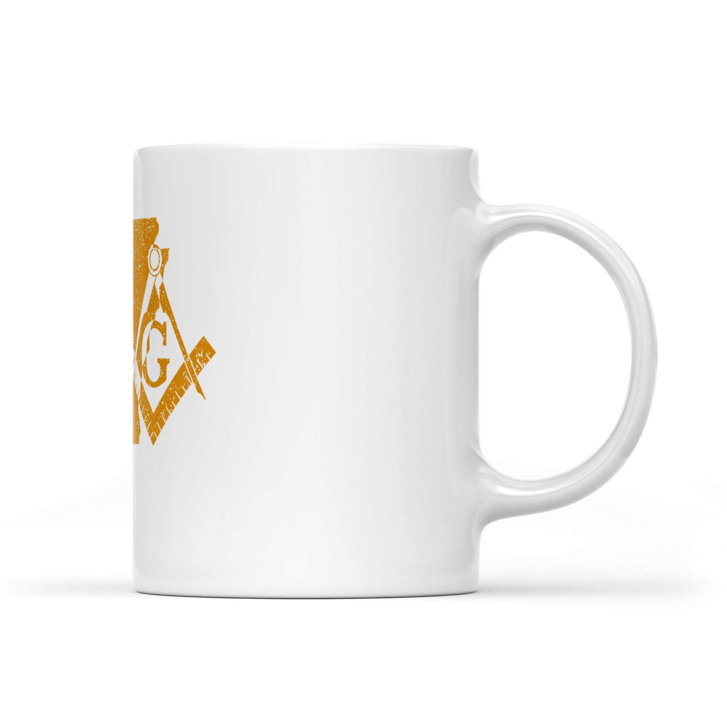 Arkansas square & compass freemason symbol state map - White Mug