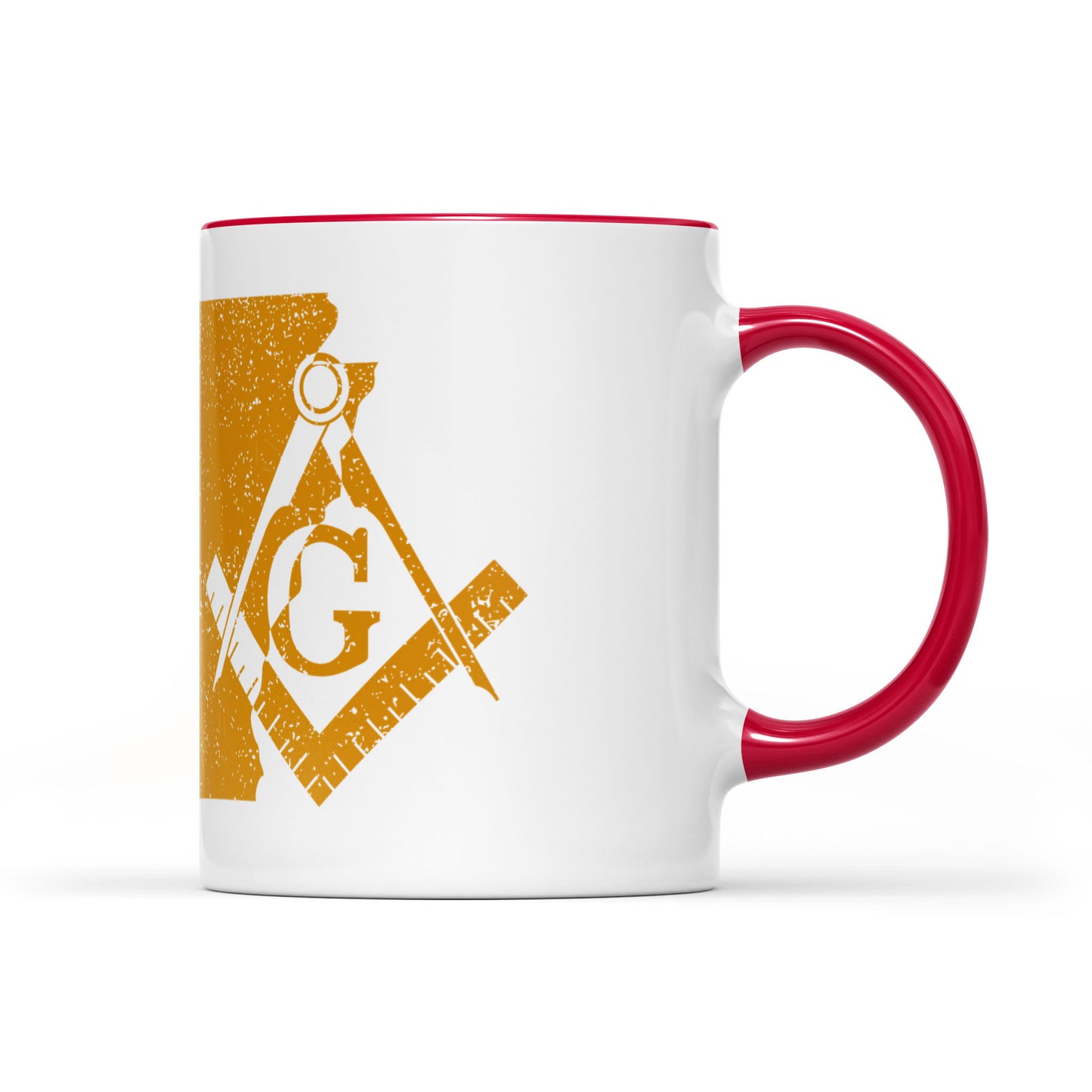 Arkansas square & compass freemason symbol state map - Accent Mug