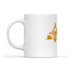 Kentucky square & compass freemason symbol state map - White Mug