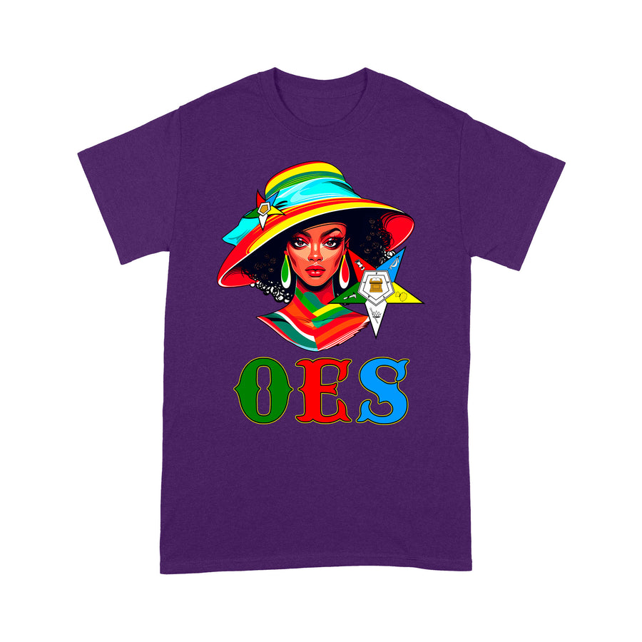 OES Black Beautiful Sister Floppy Wide - Brimmed Hat FATAL - T Shirt - OES230710_11
