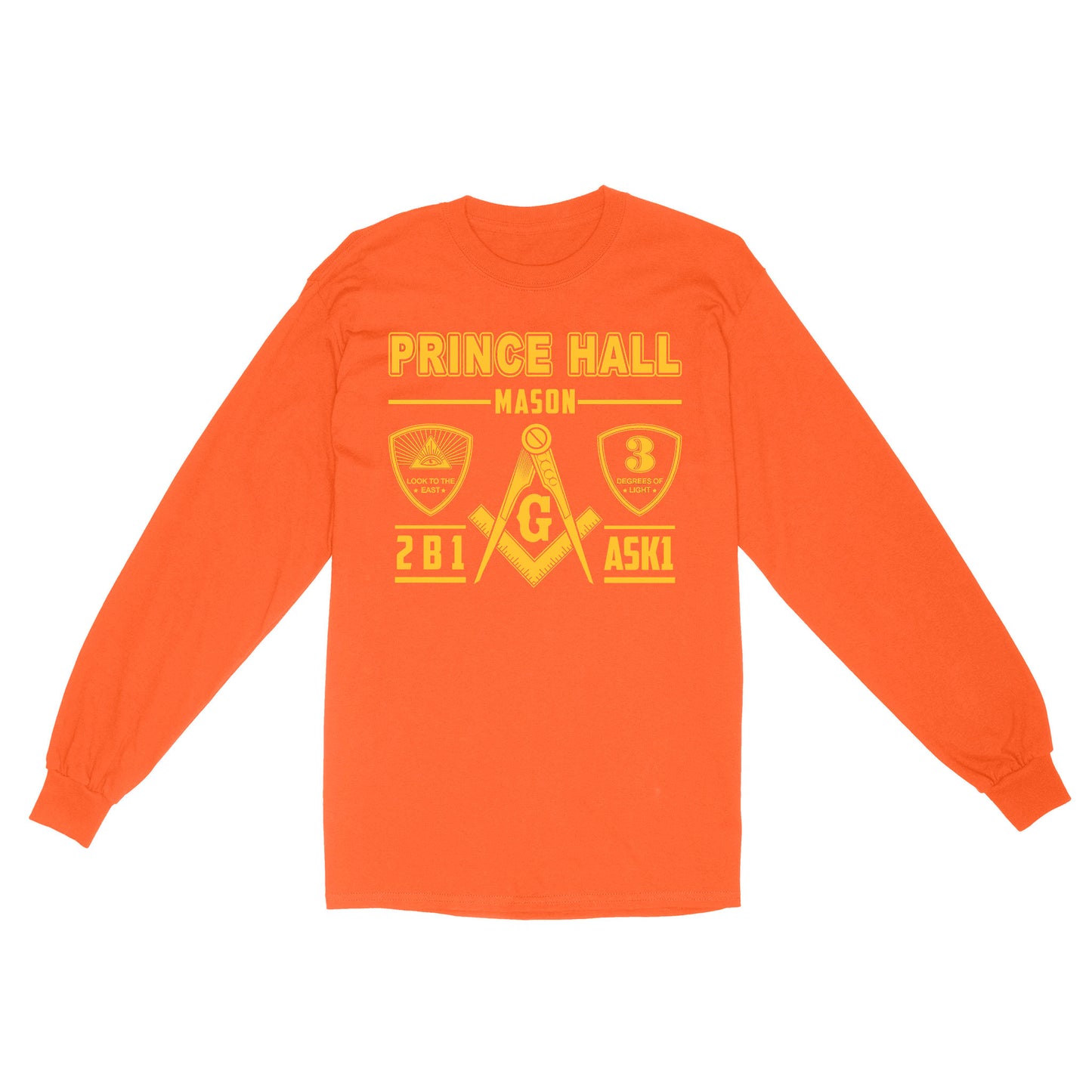 Prince Hall Mason 2B1 ASK1 Freemason - Long Sleeve