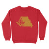 Missouri Freemason State Map Square & Compass Symbol - Sweatshirt