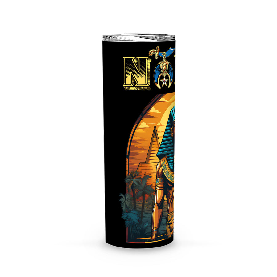 Noble Shriner Pharaoh King Tutankhamun Pyramids - Skinny Tumbler - MS230728_09