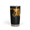 Maryland Square & Compass Freemason symbol state map - 20oz Fat Tumbler