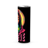 Pink Woman Pray Believe Faith Sister Lady Girl Breast Cancer Awareness - Skinny Tumbler - OES230720_03