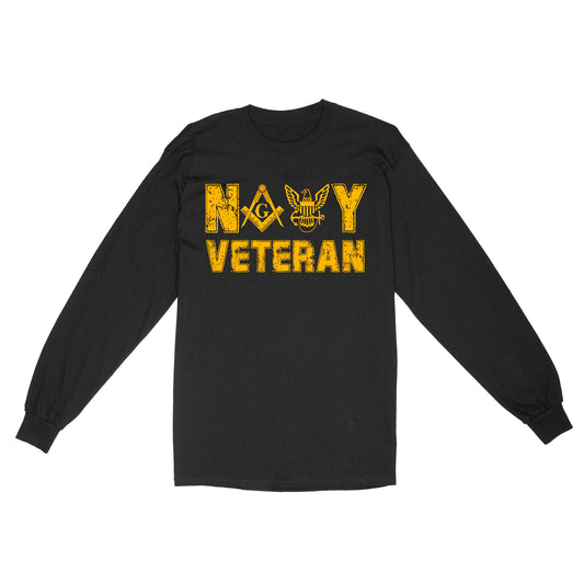 Navy Veteran Freemason - Long Sleeve