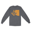 Arizona Freemason State Map Square & Compass Symbol - Long Sleeve