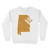 Alabama Freemason State Map Square & Compass Symbol - Sweatshirt