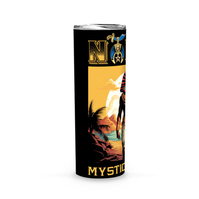 Noble Mystic Shriner Egyptian Pharaoh King Muscle - Skinny Tumbler - MS230728_14