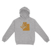 Utah Freemason State Map Square & Compass Symbol - Hoodie