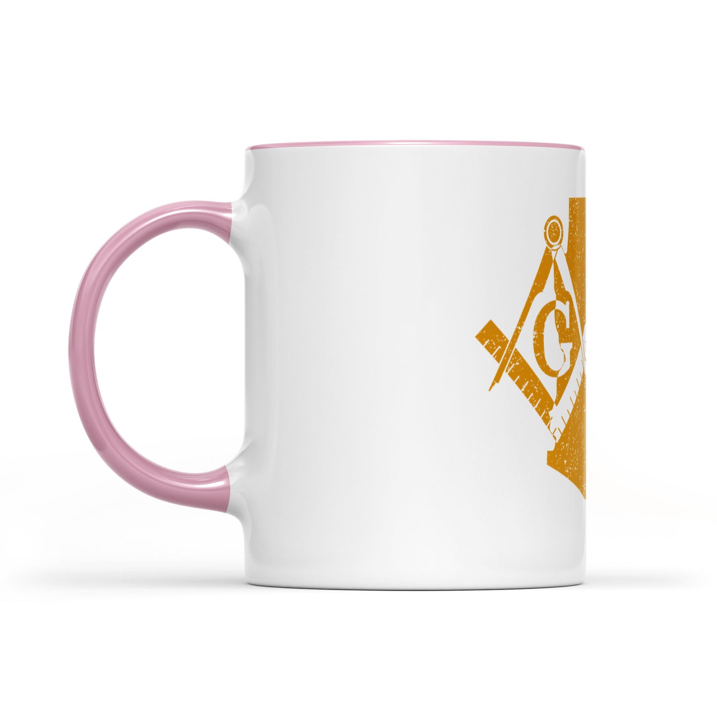 Colorado square & compass freemason symbol state map - Accent Mug