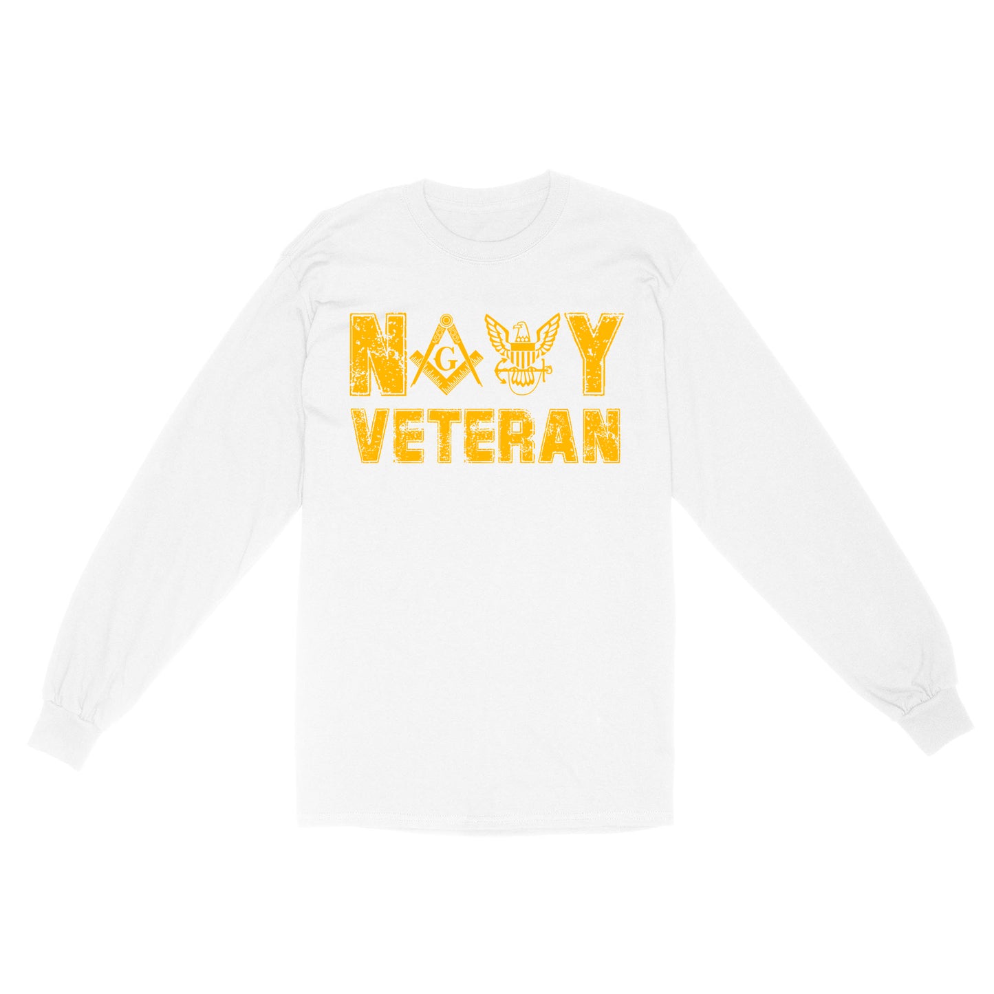 Navy Veteran Freemason - Long Sleeve