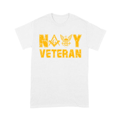 Navy Veteran Freemason - Premium T Shirt