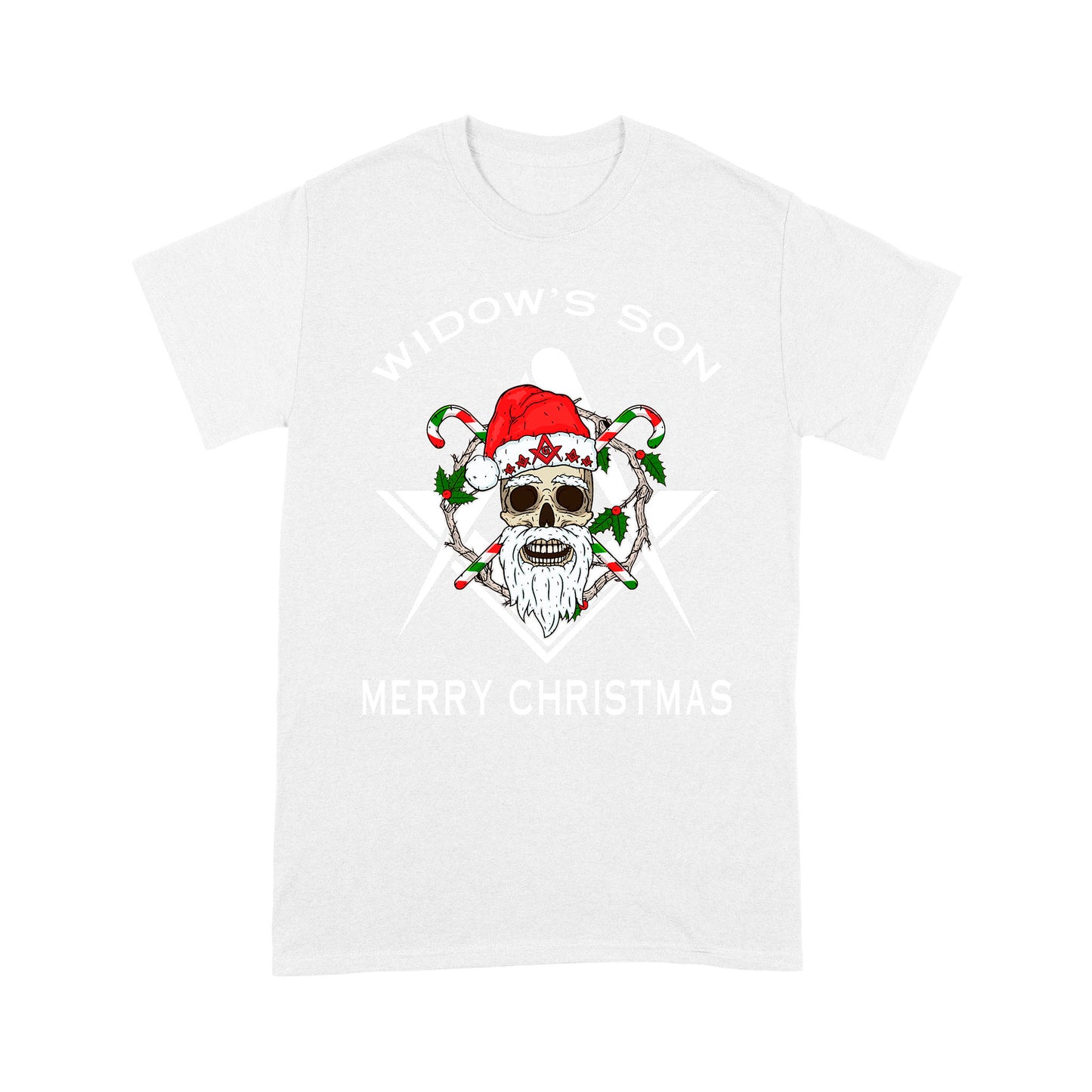 Widow's Son Merry Christmas Freemason - Premium T Shirt