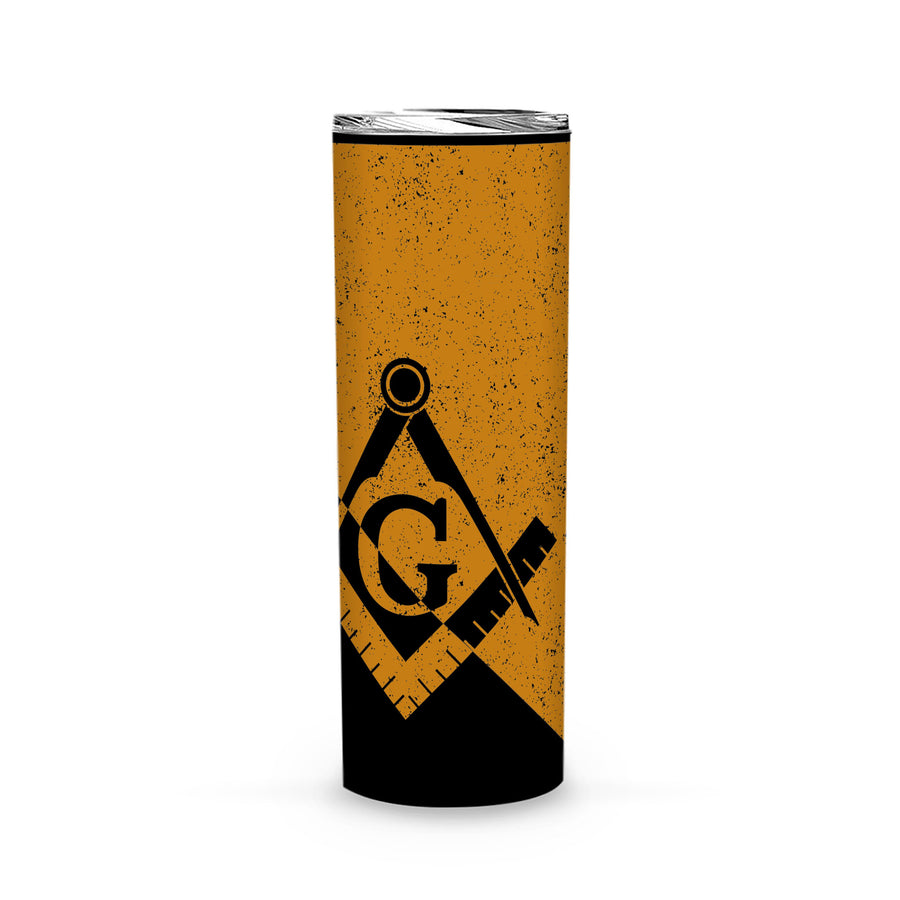 Nevada Square & Compass Freemason symbol state map -Skinny Tumbler