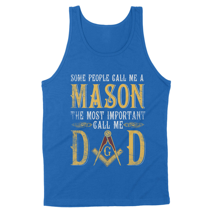 Call Me Dad Freemason - Standard Tank