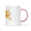 Alaska square & compass freemason symbol state map - Accent Mug