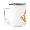 Georgia square & compass freemason symbol state map - Insulated Mug