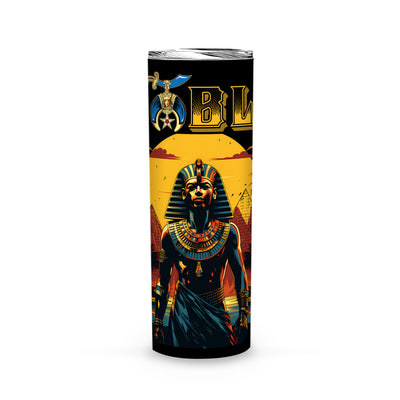 Noble Shriner Pharaoh Tutankhamun Pyramids - Skinny Tumbler - MS230728_07