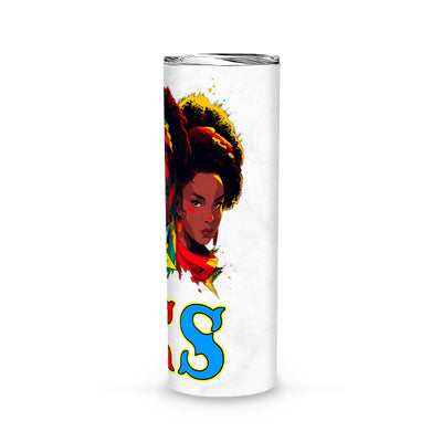 OES Black Beautiful Sisters Squad Team FATAL - Skinny Tumbler - OES230710_05