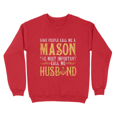 Call Me Husband Freemason - Sweatshirt