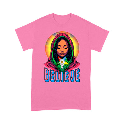 OES Black Sister Beautiful Pray Believe Wear Hoodie Color Shirt FATAL - T Shirt - OES230720_02