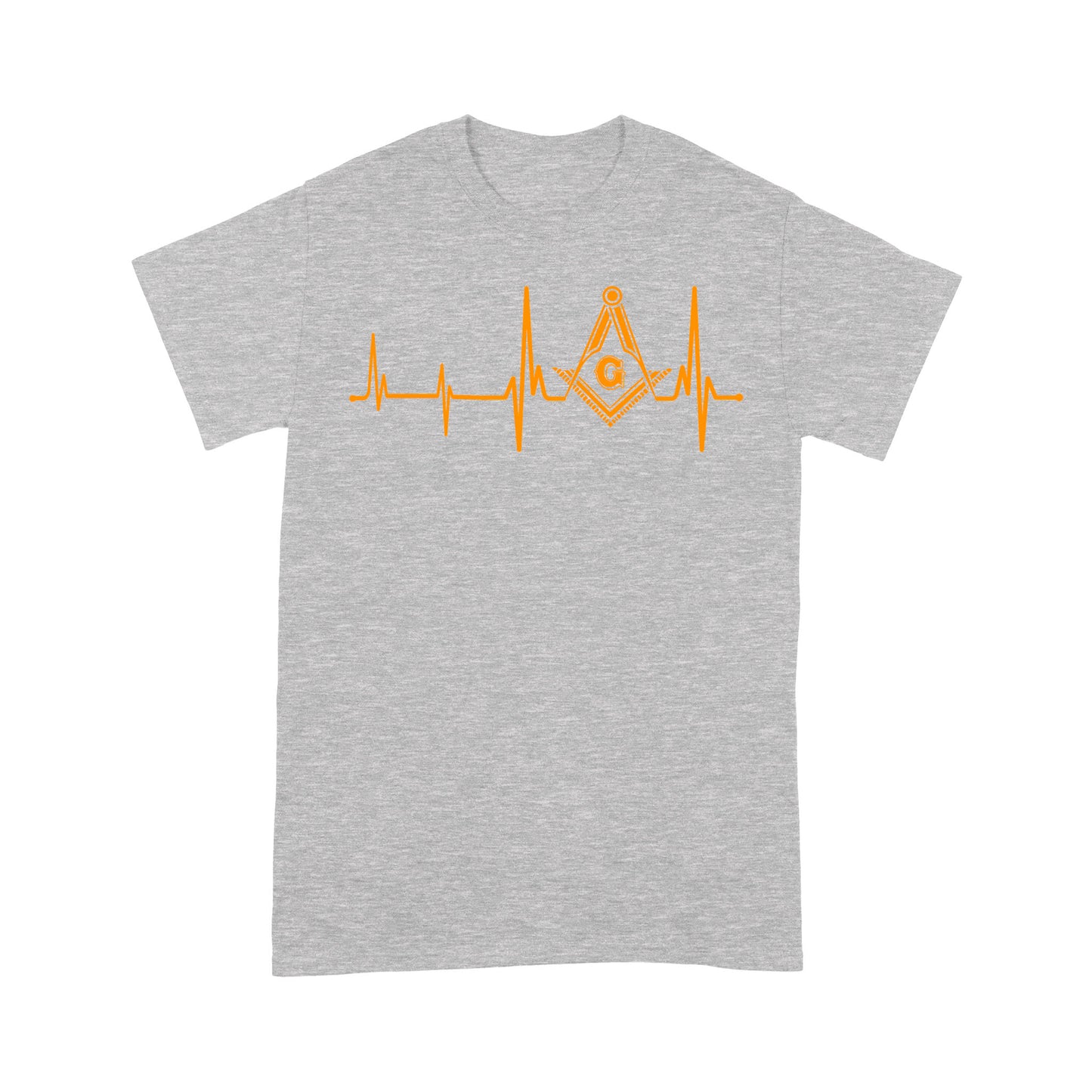 Heartbeat Freemason - Premium T Shirt