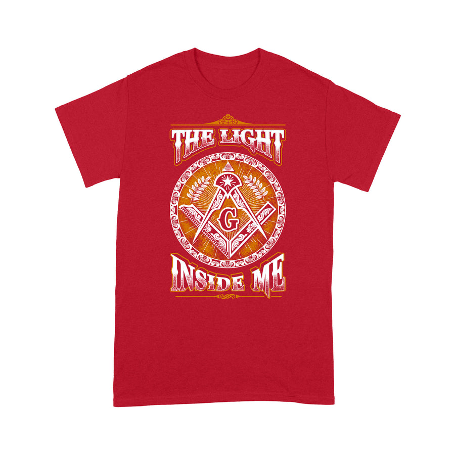 The Light Inside Me Freemason - Premium T Shirt