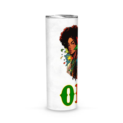 OES Black Beautiful Sisters Squad Team FATAL - Skinny Tumbler - OES230710_03