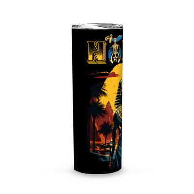 Noble Shriner Pharaoh Tutankhamun Pyramids - Skinny Tumbler - MS230728_07