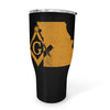 Missouri Square & Compass Freemason symbol state map - 30oz Fat Tumbler