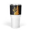 New Hampshire Square & Compass Freemason symbol state map - Large Tumbler