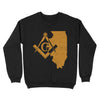 Illinois Freemason State Map Square & Compass Symbol - Sweatshirt