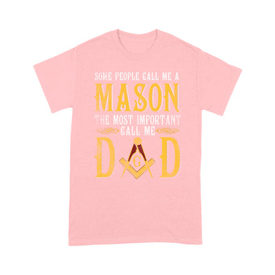 Call Me Dad Freemason - Premium T Shirt