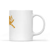 Alaska square & compass freemason symbol state map - White Mug