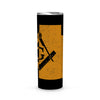 Utah Square & Compass Freemason symbol state map -Skinny Tumbler