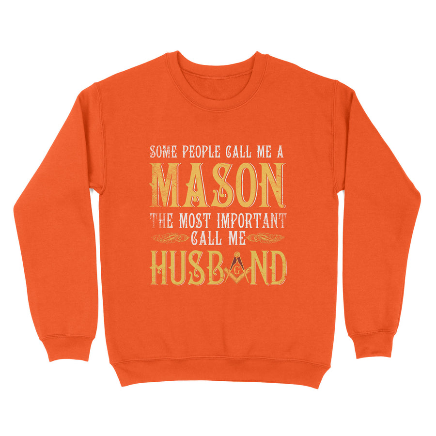 Call Me Husband Freemason - Sweatshirt