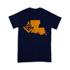 Louisiana Freemason State Map Square & Compass Symbol - T Shirt