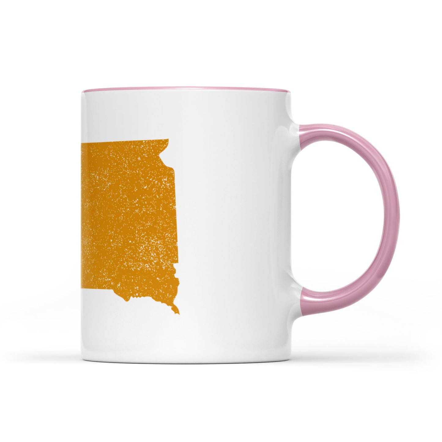 South Dakota square & compass freemason symbol state map - Accent Mug