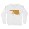 Oklahoma Freemason State Map Square & Compass Symbol - Sweatshirt