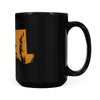 Maryland square & compass freemason symbol state map - Black Mug